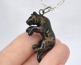 Black Panther Necklace Pendant Charm