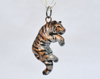 Tiger Necklace Pendant Charm