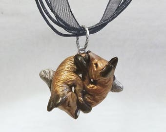 Fox Cuddle Love Necklace
