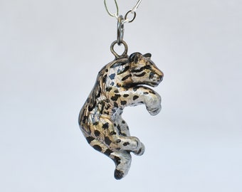 Ocelot Necklace Pendant Charm