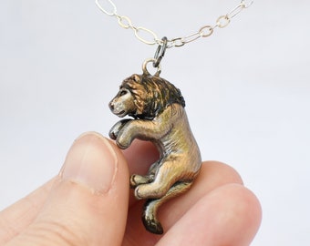 Lion Necklace Pendant Charm