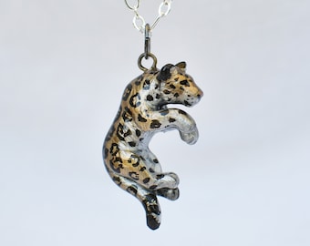 Jaguar Necklace Pendant Charm