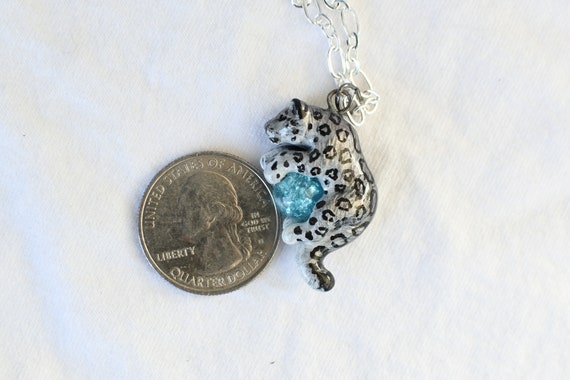 Snow leopard deals necklace