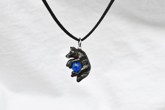Custom wolf best sale necklace