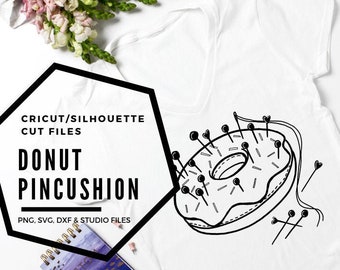 Donut Pincushion- cut files