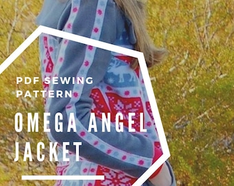 Omega Angel Jacket PDF Sewing Pattern- sizes xxs-xxxl