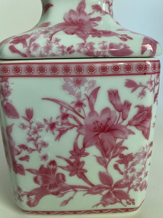 Chinese Bird Floral Tissue Box Cover - The Silver Oyster