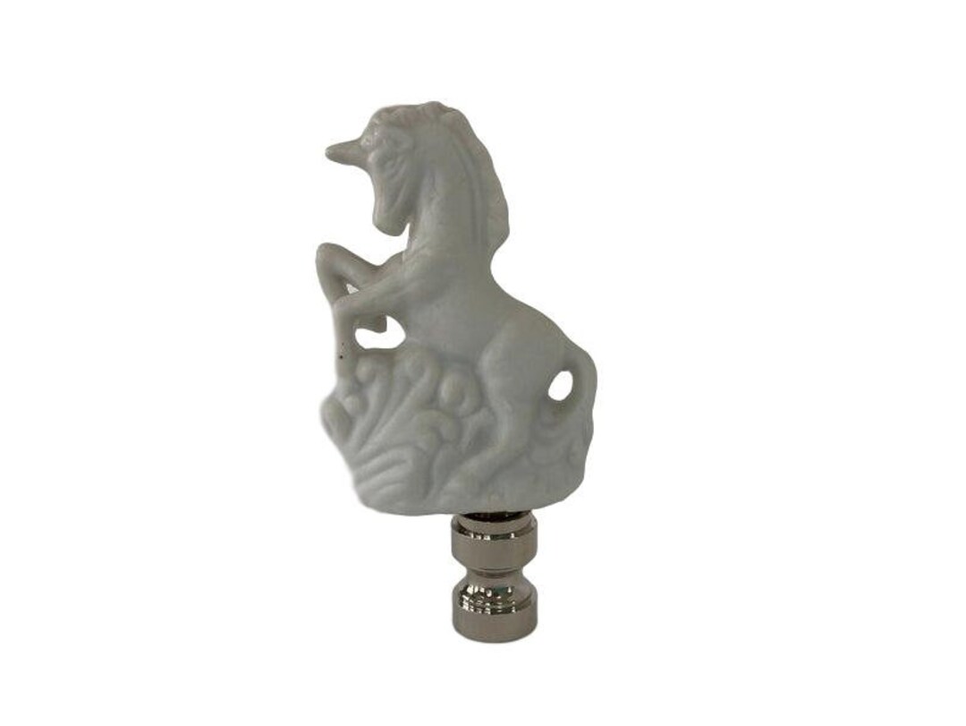 Vintage Unicorn Lamp Finial Etsy