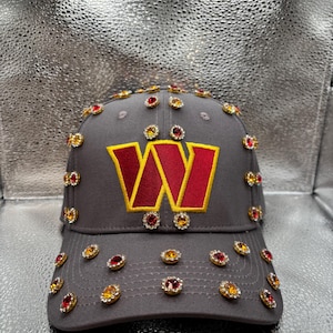 Blinged out Washington Commanders Hat