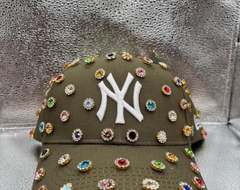 Vintage 80s New York Yankees Annco Snapback Hat Baseball Cap