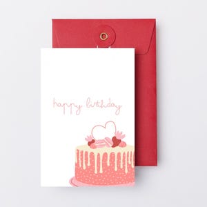 Carte d'anniversaire - Gâteau