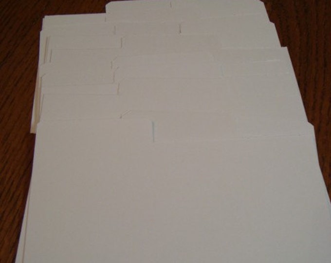 Coupon Organizer Tab Divider Cards Pack of 20 - Etsy