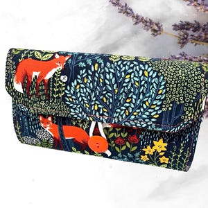 Cash Envelope Budget Wallet for  Dave Ramsey Budget System Fox Nite