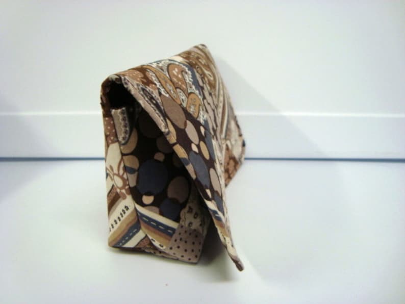 Quilt Patch Brown Attaches to Your Shopping Cart Coupon Organizer Budget Organizer Holder