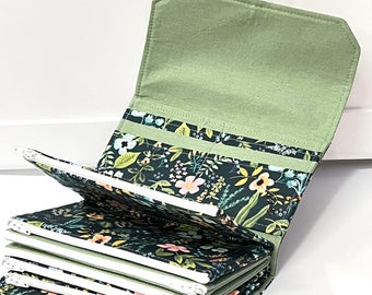 Cash Envelope Wallet  / Dave Ramsey System / Zipper Envelopes  Amalfi Herb Garden