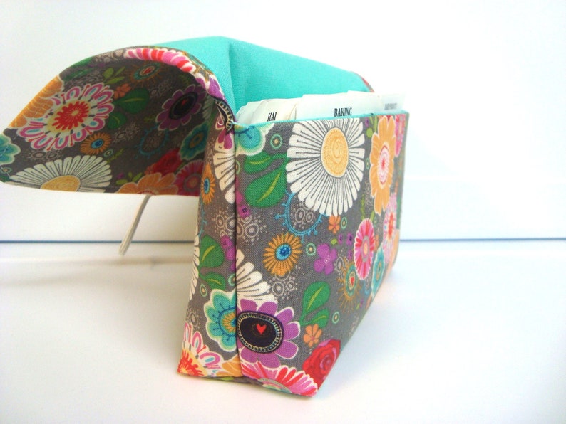 Coupon Organizer Budget Organizer Coupon Holder Coupon Wallet Attaches To You Shopping Cart Picking WildFlowers 2 READY TO SHIP