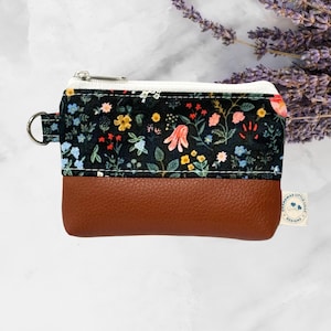 Petite pochette à fermeture éclair, porte-monnaie, porte-cartes, pochette pour écouteurs, organiseur de sac à main, sac pour sticks, bibelots Bramble Fields Rifle Paper Co.