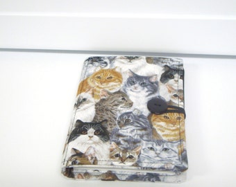 Honey Do List, Grocery List Day Planner Comes with Note Pad and Pen- Cats On Gray