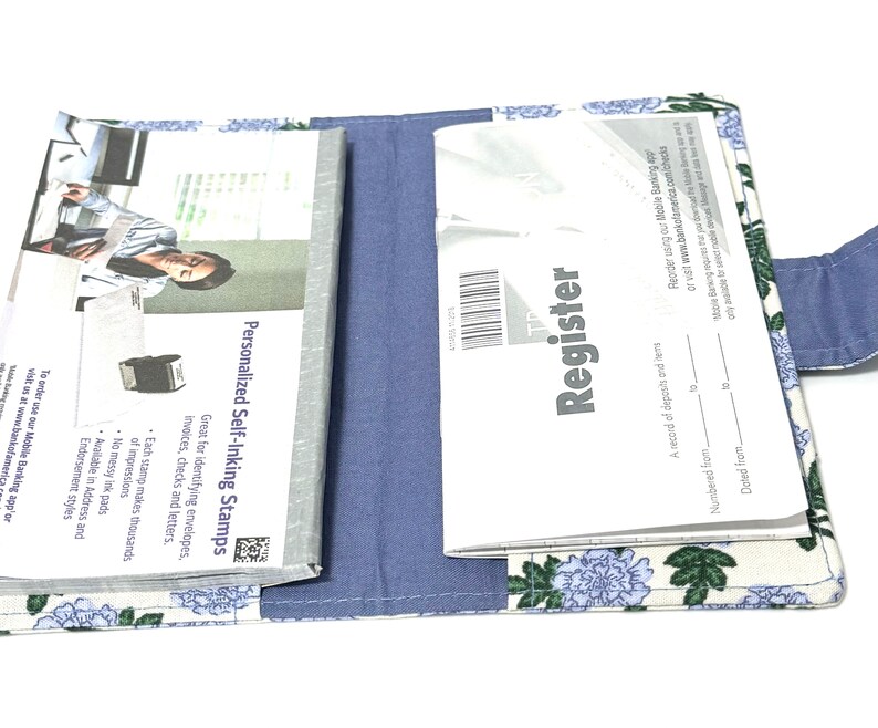 Fabric Checkbook Cover , Checkbook Holder, Cash Holder, Coupon Holder ...