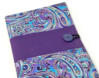 Large Honey Do List Taker/ Planner/ Comes with Pen and Pad of Paper Blue Purple Paisley