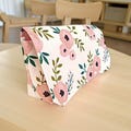 Coupon Organizer Budget Organizer Holder  Attaches To You Shopping Cart  Watercolor Blush Rose Floral