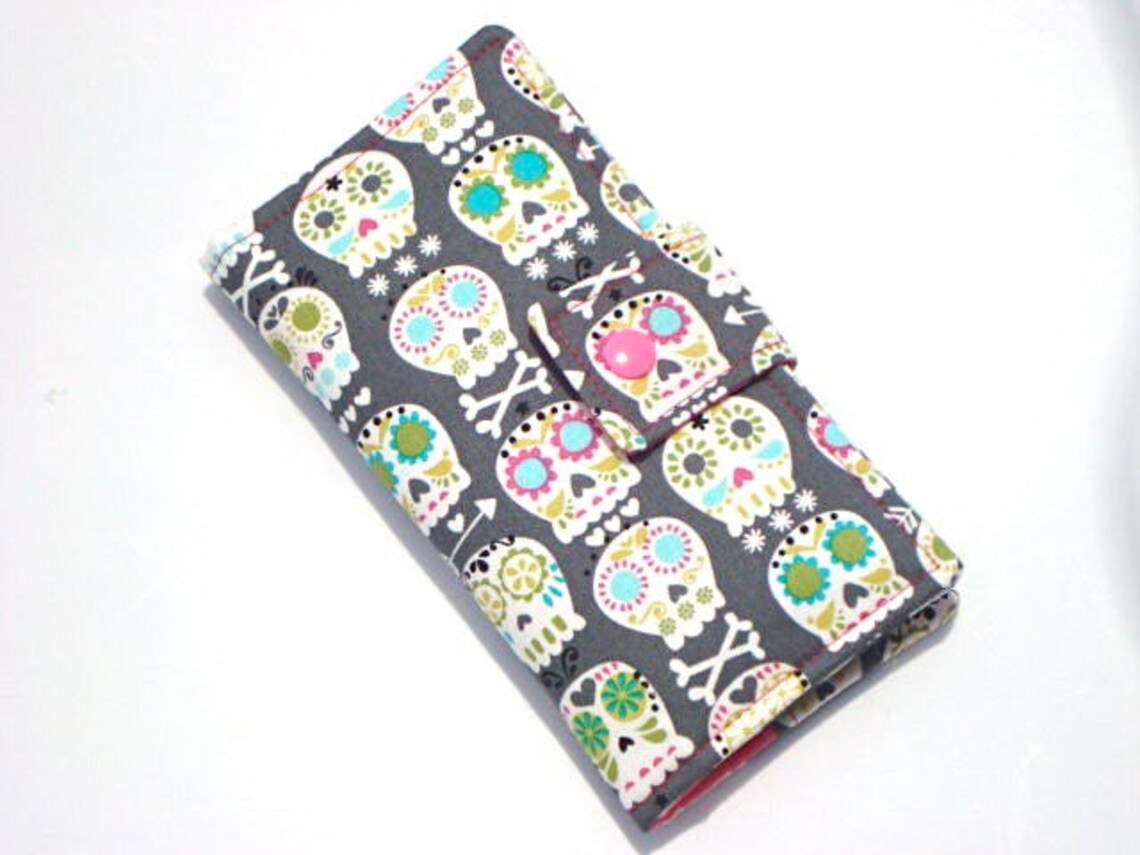 Iphone Card Wallet Cell Phone Case Iphone Case Bonehead Etsy