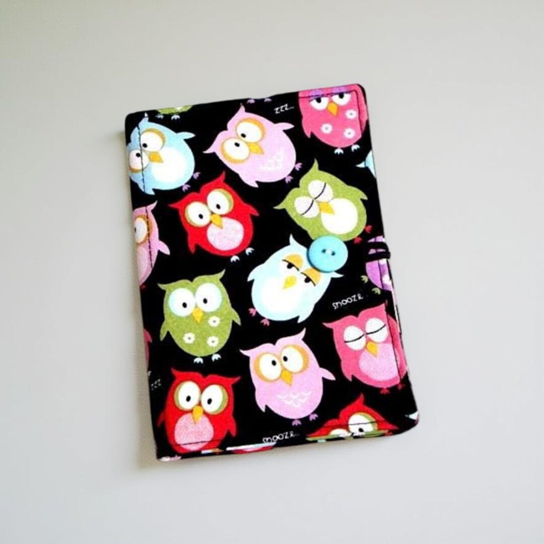Owl Print List Taker: Cotton Notepad & Pen Organizer - Etsy