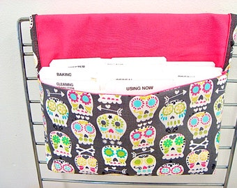 Coupon Organizer / Budget Organizer Holder  - Attaches To Your Shopping Cart- BoneHead on Gray