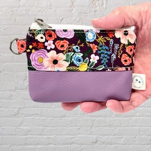 Small Zipper Pouch, Coin Purse,Card Wallet, Ear Bud Pouch, Purse Organizer,Jewelry Bag Orchard Rifle Paper Co.