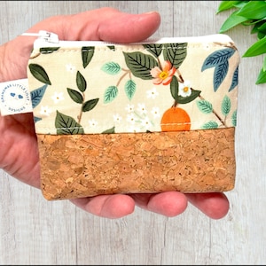 Mini bolsa con cremallera, monedero, organizador de carteras, tarjetero, bolsa para auriculares, bolsa para bálsamo labial y joyería Bramble Citrus Grove Rifle Paper Co.