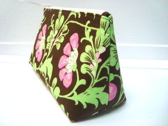 Zipper Bag, Makeup Pouch, Travel Bag , Toiletry Bag Amy Butler Daisy Chain - Etsy Zipper Bag, Makeup Pouch, Travel Bag , Toiletry Bag Amy Butler Daisy Chain - Etsy