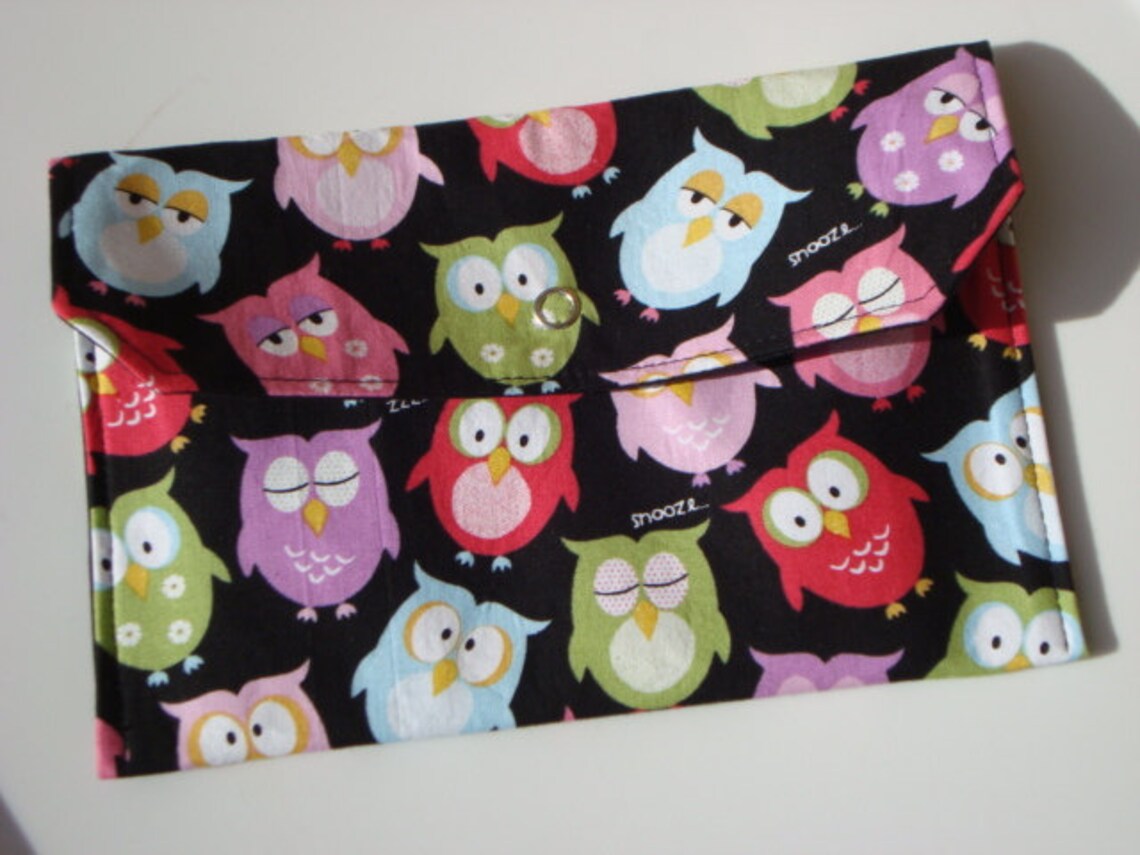 Coupon / Cash Budget Clutch Organizer SNOOZE OWL Etsy