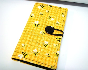 12 - 38 Loyalty Card Organizer, Business Card Holder Gift Card Wallet Honeycomb Bee