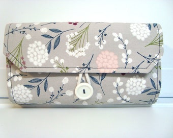 Cash Envelope Budget Wallet Coupon Wallet Dave Ramsey Budget System Zipper Envelopes - Berry Floral