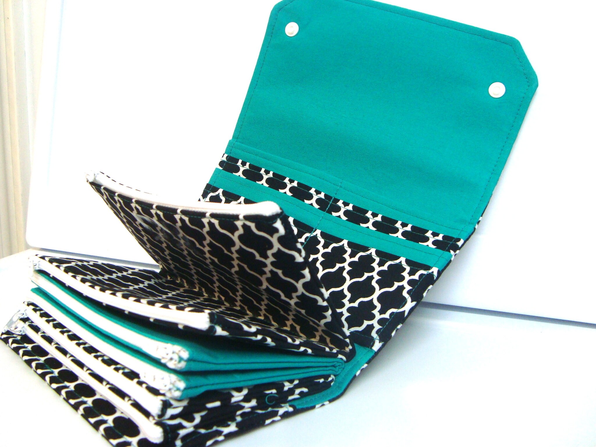 Cash Envelope Wallet / Dave Ramsey System / Zipper Envelopes Etsy