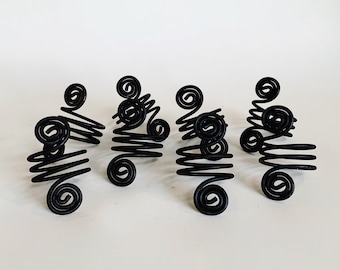 IRON NAPKIN RINGS - S/4 - Two sets available, sold separately.