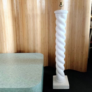 White spiral floor lamp deals