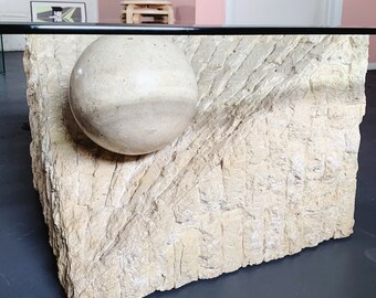 Stone Glass Coffee Table : Sahara Grey Coffee Table / Here, your favorite looks cost less than you thought possible.