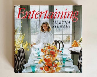 MARTHA STEWART ENTERTAINING // First Edition Cookbook