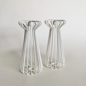 90&#39;s IKEA TRADIG CANDLEHOLDERS - S/2