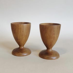 DANISH TEAK CANDLEHOLDERS - S/2
