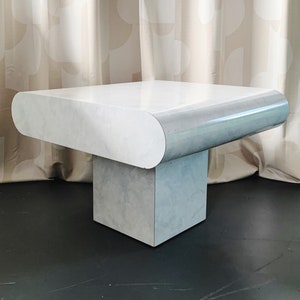 MARBLED LAMINATE TABLE - 2 Sizes Available (read full description)
