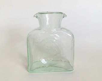 BLENKO WATER BOTTLE // Blenko Handblown Glass Vase
