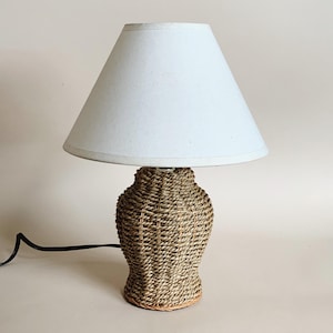 RATTAN LAMP BASE