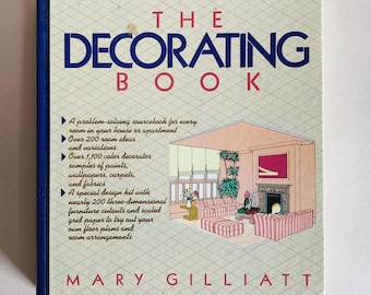 The Decorating Book Mary Gilliatt 1981 Huge 70s 80s Vintage