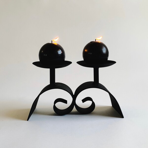 Wrought Iron Candelabra Etsy