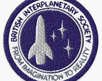 Parche bordado con el logotipo de la Sociedad Interplanetaria Británica - Medalion Design