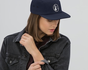 Gorra de cinco paneles con la marca de la British Interplanetary Society