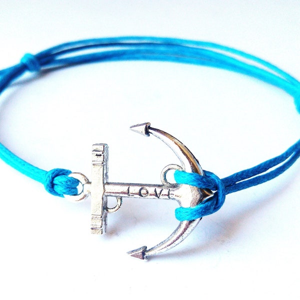 Mens Anchor Bracelet Etsy