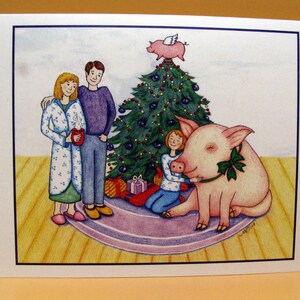 Oink--Cartes de vœux des Fêtes